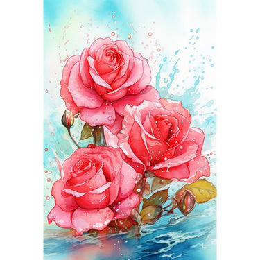 Japanese Rose Canvas